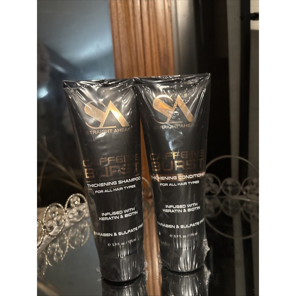 SA Caffeine Burst Shampoo & Conditioner Set Keratin Biotin